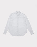 White button-up shirt on a light gray background