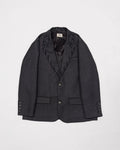 Hand-Embroidered Organic Wool Blazer