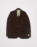 Hand-Embroidered Wool Blazer - Rich Earth
