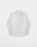 Hand-Embroidered Chikankari Shirt - Vanilla Ice