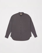 Hand-Embroidered Scarf Shirt - Dusty Violet