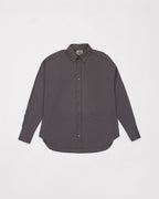 Hand-Embroidered Scarf Shirt - Dusty Violet